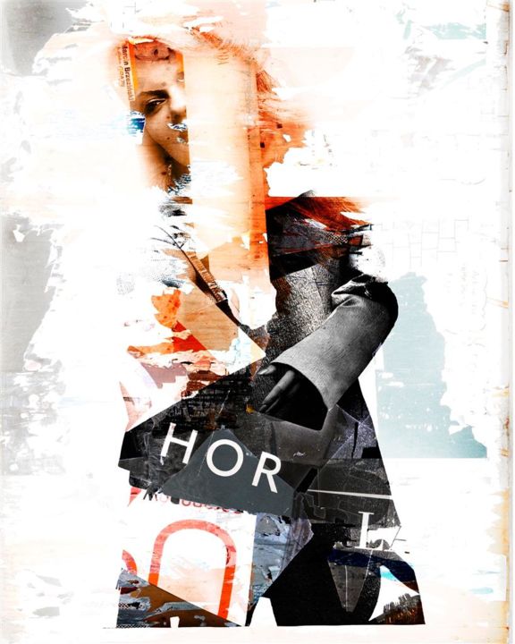 Arts numériques intitulée "Mrs. Hor." par Tomasz Rolko, Œuvre d'art originale, Travail numérique 2D