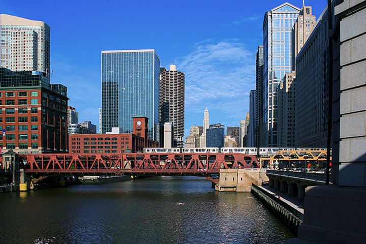 Photography titled "Chicago River North…" by Ars Photo/Grafica, Original Artwork