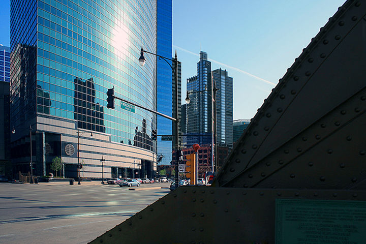Photography titled "Franklin and Wacker" by Ars Photo/Grafica, Original Artwork
