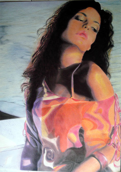 Pintura titulada "Manuela" por Vg-Art, Obra de arte original, Otro