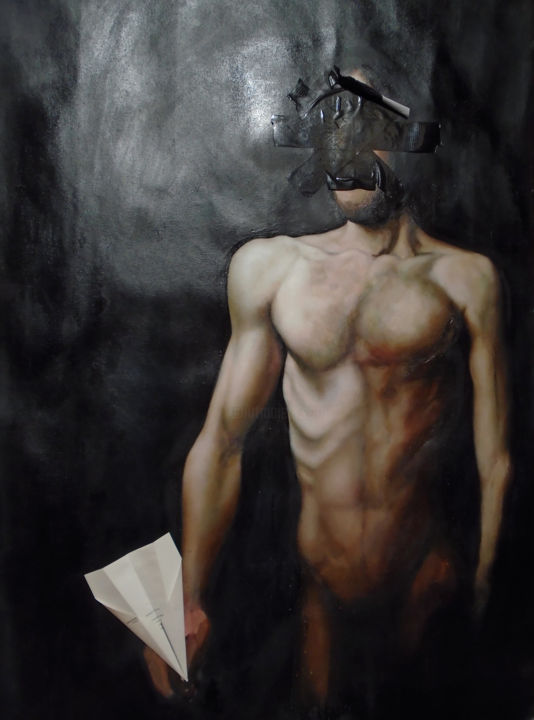 Pintura titulada "saeta.jpg" por Vi Veniversum, Obra de arte original,