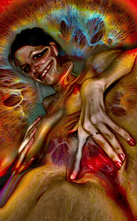 Arte digital titulada "la-sheila-desnuda" por Vi Veniversum, Obra de arte original