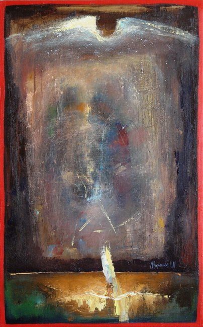 Крылья - Painting, 40x65 cm ©2012 by Marina Viazova -