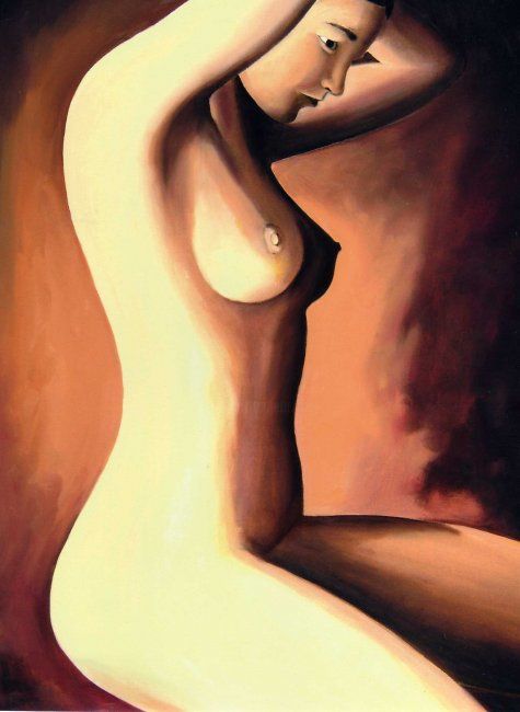 Pintura titulada "Desnudo" por Vicente Pastor Navarrete, Obra de arte original, Oleo