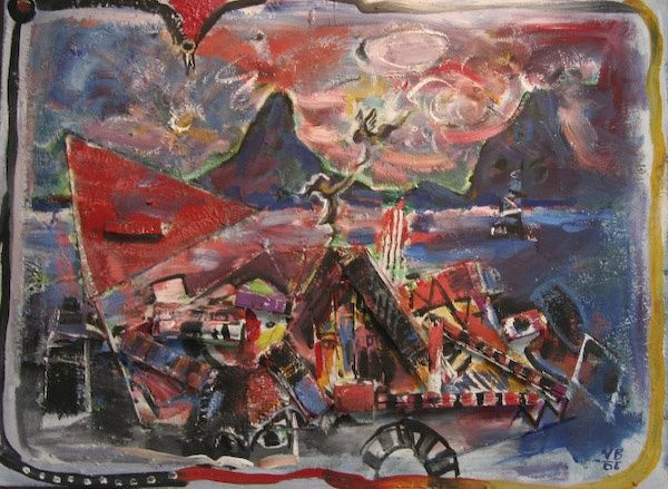 Pittura intitolato "Inspiration 24" da Vichian, Opera d'arte originale