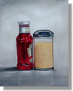 Painting titled "Still Life I" by Vic Vicini, Original Artwork