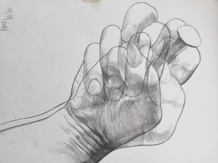 Tekening,  10,2x15,8 in 