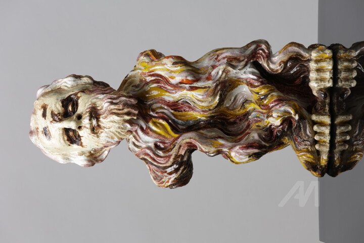 Sculpture titled "Oleksa Novakivsky" by Victor Prodanchuk, Original Art, Clay