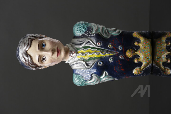 Sculpture titled "Sofia Sheptytska" by Victor Prodanchuk, Original Art, Clay