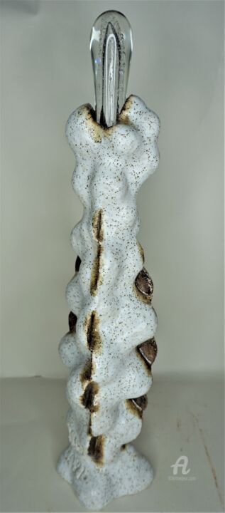Sculptuur getiteld "Fresh breath" door Victor Prodanchuk, Origineel Kunstwerk, Klei