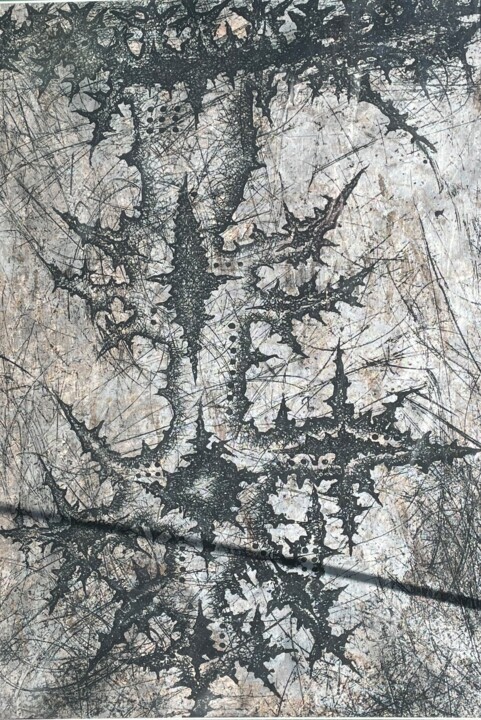 Dibujo titulada "Tree of Life 2" por Victor Prodanchuk, Obra de arte original, Acrílico