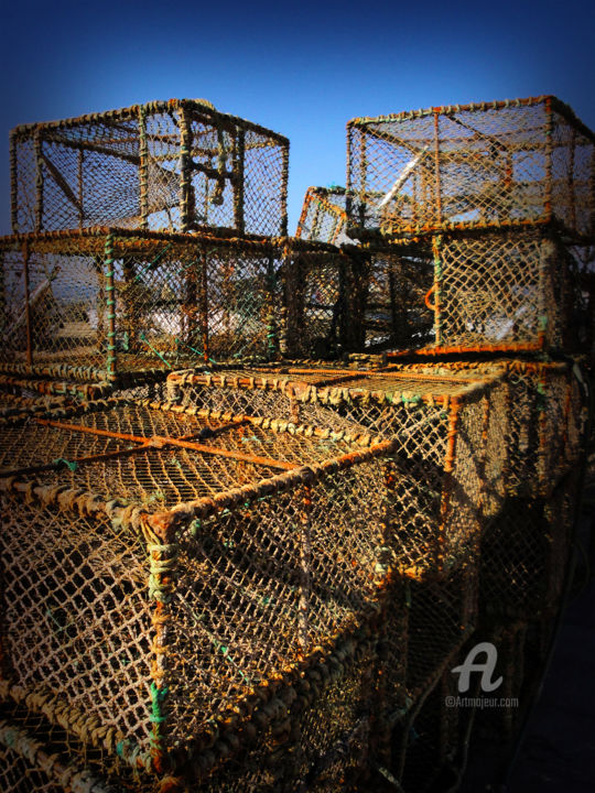 Fotografia intitulada "pescadores15x20-4.j…" por Victor Ribeiro, Obras de arte originais