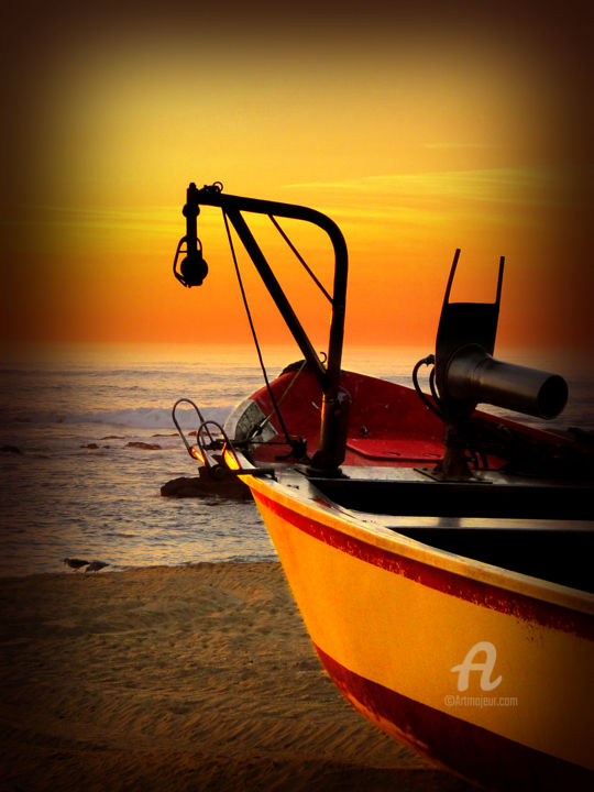 Fotografia intitulada "pescadores-2.jpg" por Victor Ribeiro, Obras de arte originais