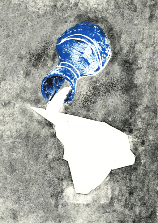 Printmaking titled "Молоко на ступенях 3" by Victor Shefer, Original Artwork, 2D Digital Work