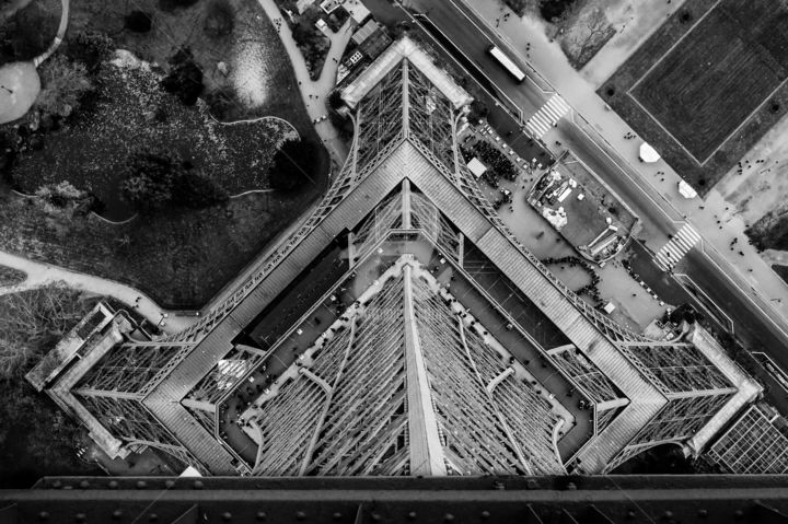 Fotografía titulada "Perspective d'Eiffel" por Victor García, Obra de arte original