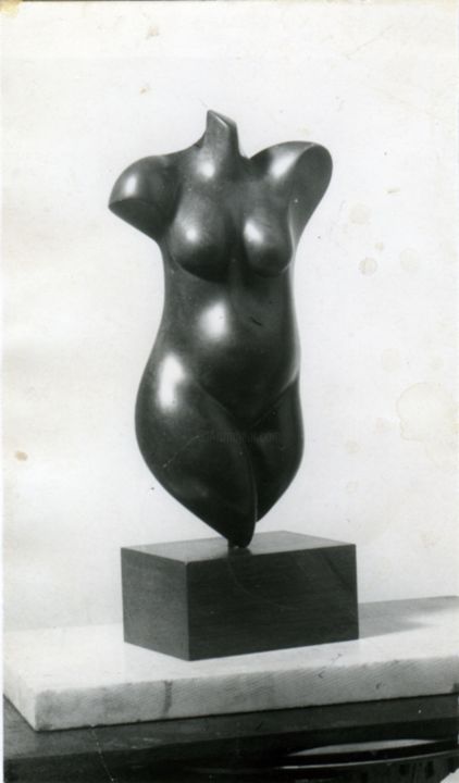 Sculpture titled "Торс" by Victor Gribov, Original Artwork, Casting