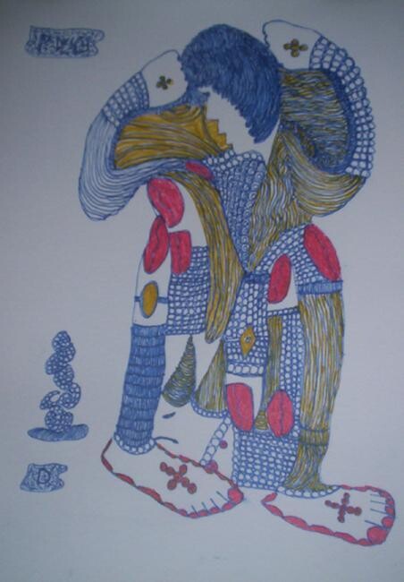 Drawing titled "000_2492.jpg" by Victoria Fadhila Abessi, Original Artwork