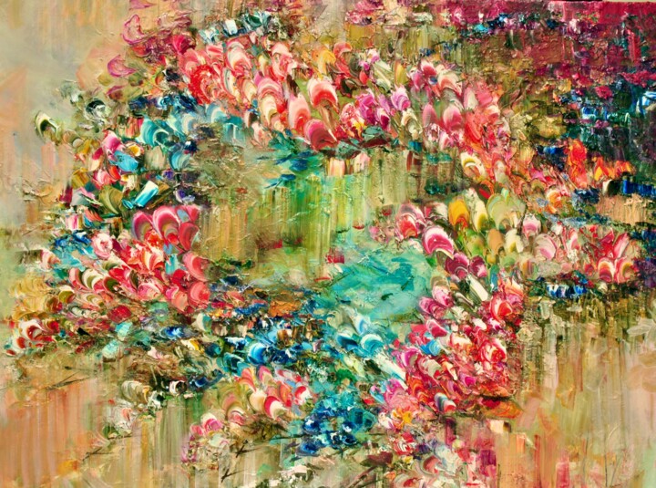 Pittura intitolato "Beautiful Mutation" da Victoria Horkan, Opera d'arte originale, Olio