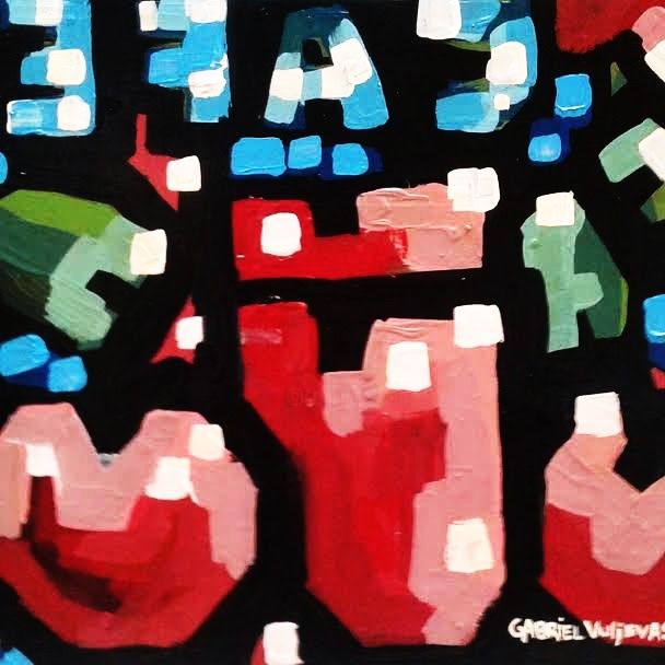 Peinture intitulée "gabrielvuljevas-1.j…" par Victoria Rodriguez, Œuvre d'art originale