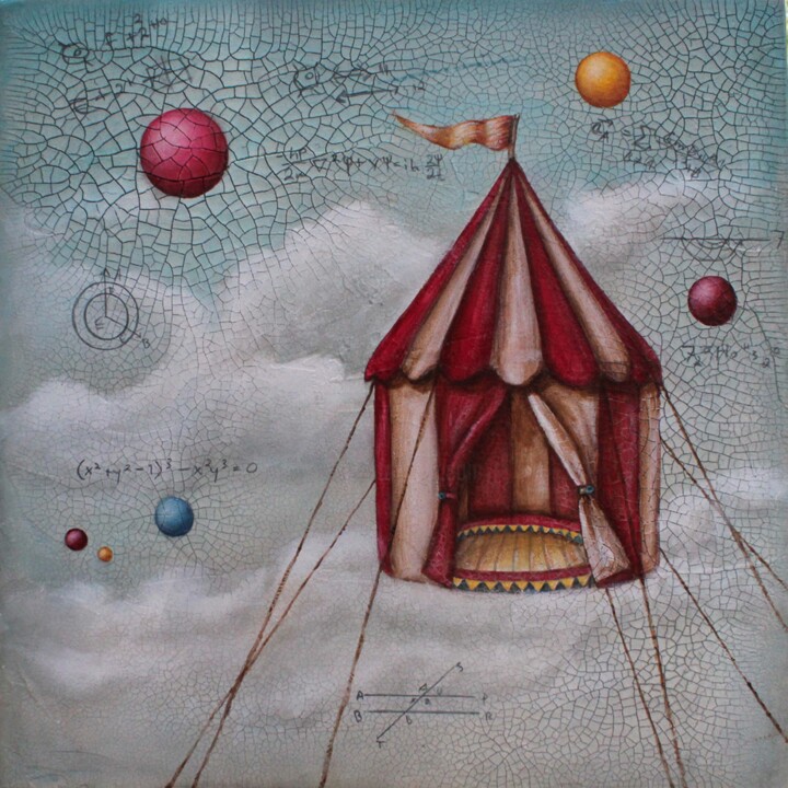 Peinture intitulée "In Tents, Passion.j…" par Victoria Wallace, Œuvre d'art originale, Acrylique