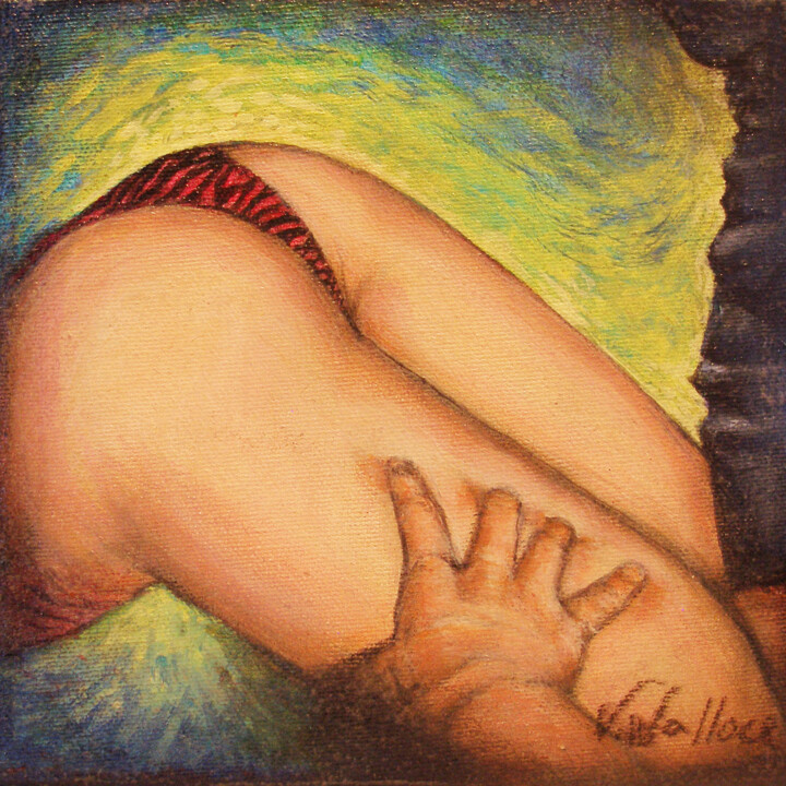 Painting titled "wake-uplg.jpg" by Victoria Wallace, Original Artwork