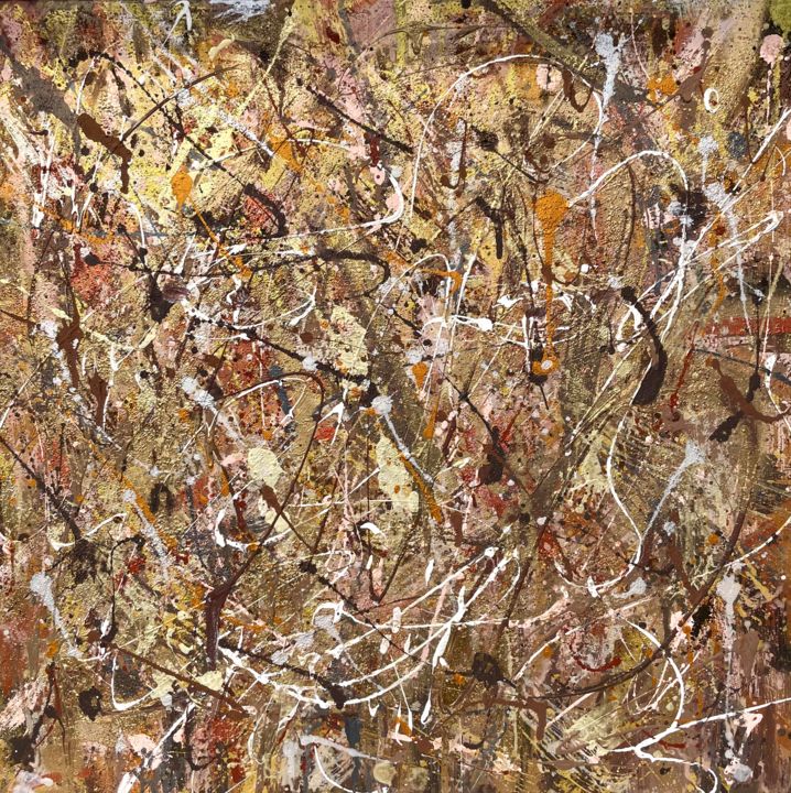 Картина под названием "GREED series 7 sins…" - Vigonch, Подлинное произведение искусства, Акрил Установлен на Деревянная рам…