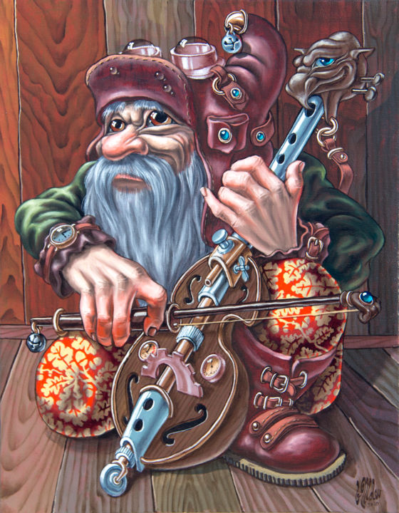 Painting titled "Epic" by Victor Molev, Original Art, Oil