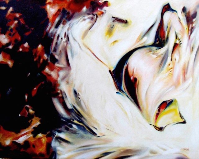 Картина под названием "ТВОРЕНИЕ" - Виктор Цебрук, Подлинное произведение искусства, Масло
