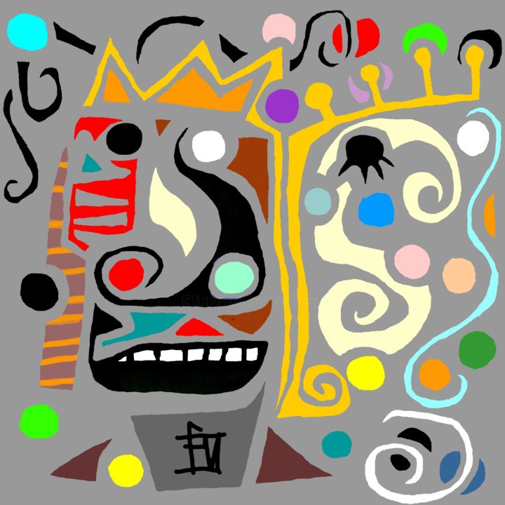 Roi Et Reine Du Carnaval Digital Arts By Franck Vidal Artmajeur