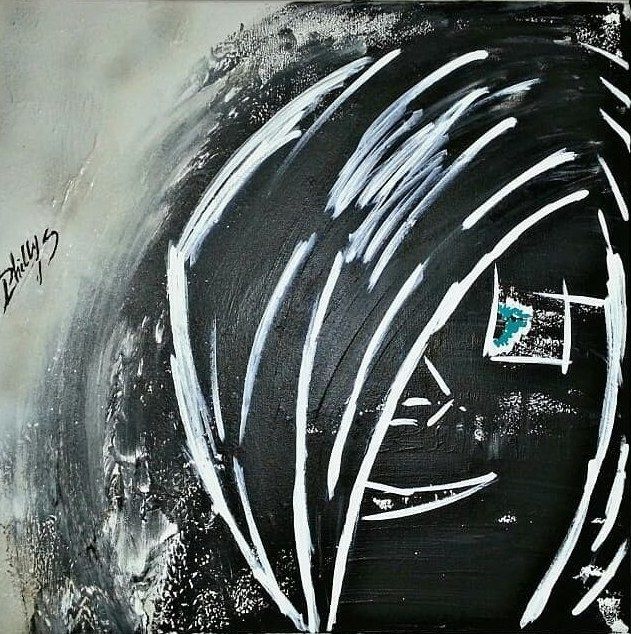 Painting titled "EMC #2" by Phillys, Original Artwork, Acrylic
