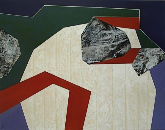 Peinture intitulée "composition" par Isabelle Viennois, Œuvre d'art originale, Huile