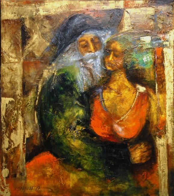 Peinture intitulée "Don quichotte" par Vieraszabo, Œuvre d'art originale