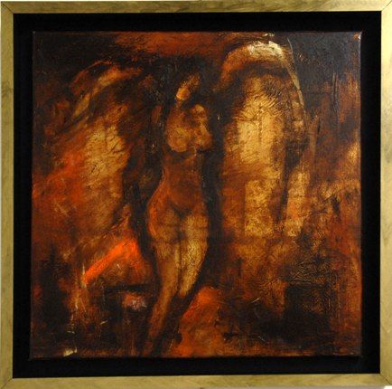Pittura intitolato "Angel" da Vieraszabo, Opera d'arte originale