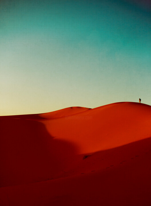 Photography titled "Sunset on the Sahar…" by Viet Ha Tran, Original Artwork, Digital Photography