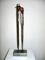 Skulptur mit dem Titel "LES MESSAGERS / THE…" von Gerard Lami, Original-Kunstwerk