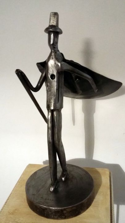 Sculpture intitulée "JOUR DE MISTRAL EN…" par Gerard Lami, Œuvre d'art originale, Métaux