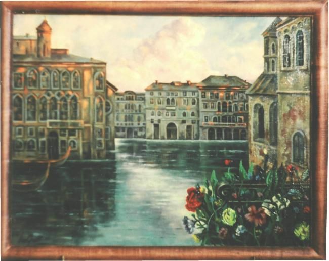 Картина под названием "Венецианская рапсод…" - Кострицкий Владимир, Подлинное произведение искусства
