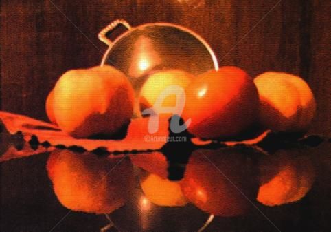 "Peaches and tomatoes" başlıklı Dijital Sanat Viktor Kovbunov tarafından, Orijinal sanat