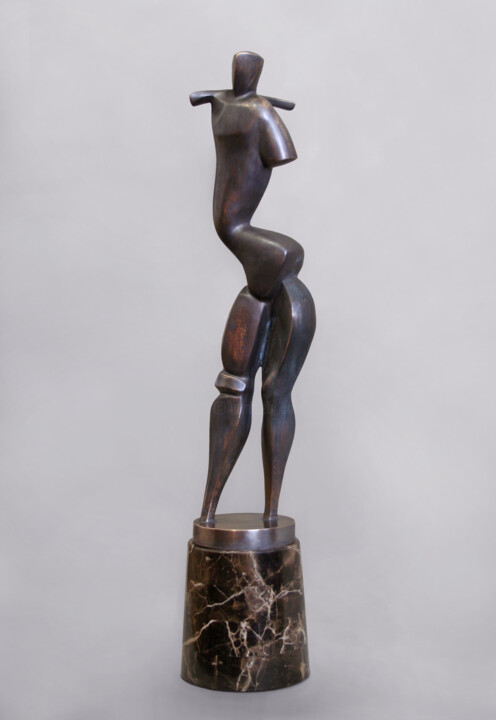 Scultura intitolato "The figure of a wom…" da Viktor Konoval, Opera d'arte originale, Bronzo