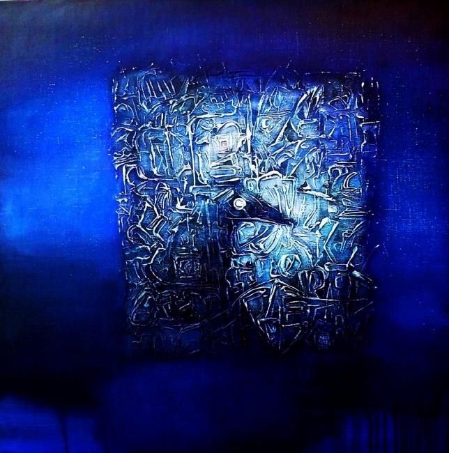 Painting titled "Enigma" by Viktor Panchenko, Original Artwork