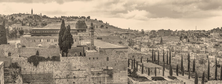 Fotografie getiteld "Jerusalem. The Temp…" door Viktor Rybas (Victor Ribas), Origineel Kunstwerk, Digitale fotografie