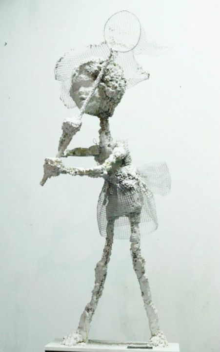 Sculpture intitulée "Butterfly" par Viktor Sheleg, Œuvre d'art originale, Autre