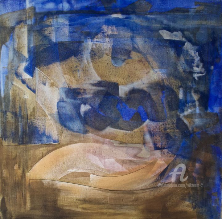 Pittura intitolato "Invisible" da Viktoria Ganhao, Opera d'arte originale, Acrilico