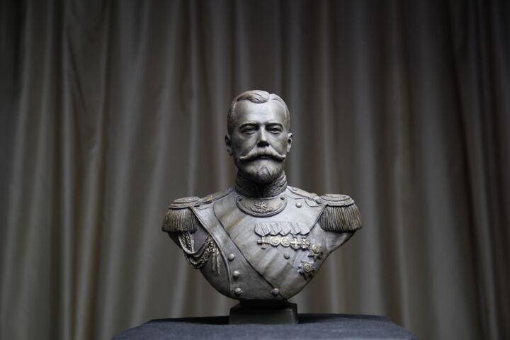 雕塑 标题为“Бюст императора Ник…” 由Виктория Тищенко, 原创艺术品, 聚合物粘土