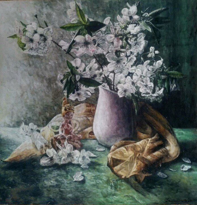 Painting titled "Prestige" by Viktoriia Komashinskaia, Original Artwork, Gouache