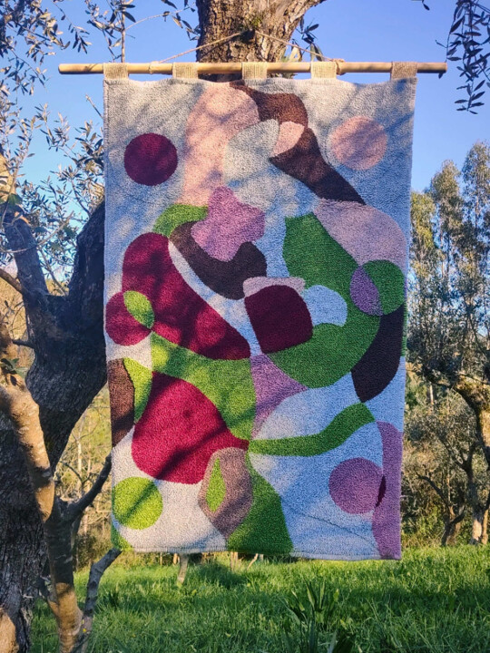 Art textile,  44,1x29,1 in 