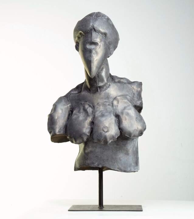 「bust Venus 2020」というタイトルの彫刻 Vilgeniy Melnikovによって, オリジナルのアートワーク, 金属