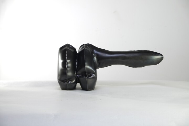 Sculpture titled "two- position sculp…" by Vilgeniy Melnikov, Original Artwork, Metals
