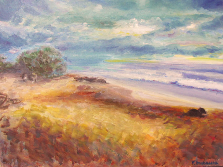 Painting titled "Costa rica" by Viliana At., Original Artwork, Acrylic