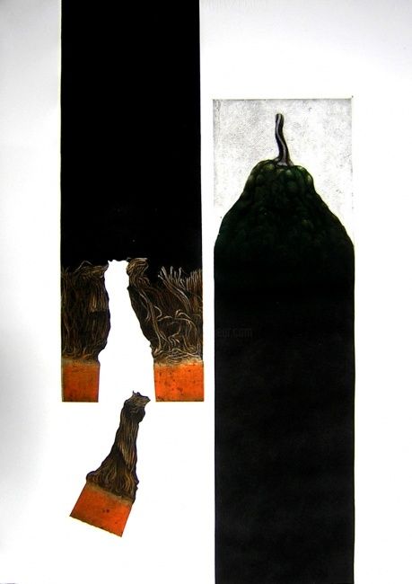 "Porción distante" başlıklı Resim Villada tarafından, Orijinal sanat